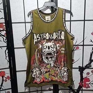 Astroworld Travis Scott Basketball Jersey Size Large New